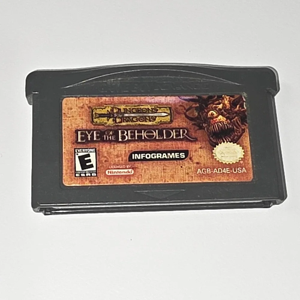 Dungeons & Dragons Eye of the Beholder Nintendo Game Boy Advance GBA